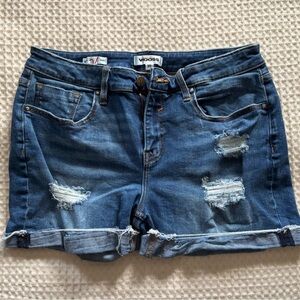 Vigoss Dark Blue Denim Shorts